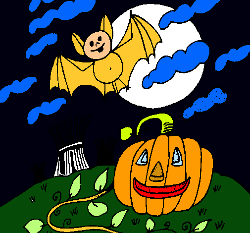 Paisaje de Halloween