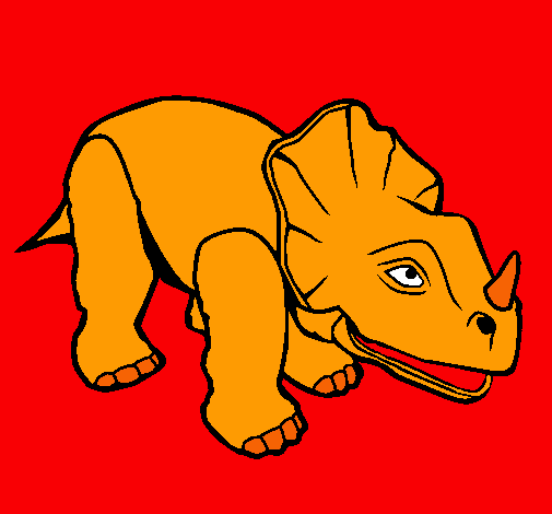 Dibujo Triceratops II pintado por FABRI