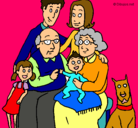 Dibujo Familia pintado por Dennisse