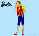 Dibujo Barbie con look casual pintado por IvaniTToh 