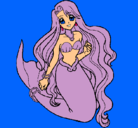Dibujo Sirenita pintado por maider