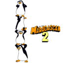 Dibujo Madagascar 2 Pingüinos pintado por INPRIMIR