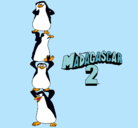 Dibujo Madagascar 2 Pingüinos pintado por boombamg