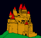 Dibujo Castillo medieval pintado por juanrey