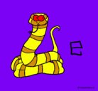 Dibujo Serpiente pintado por Sharkqwash
