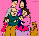 Dibujo Familia pintado por prisilla