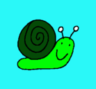 Dibujo Caracol 4 pintado por hftghhjg