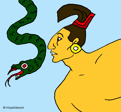 Serpiente y guerrero