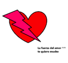Dibujo Fuerza del amor pintado por flopy2011