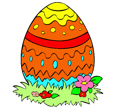 Dibujo Huevo de pascua 2 pintado por valenfani