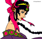 Dibujo Princesa china pintado por VERO1