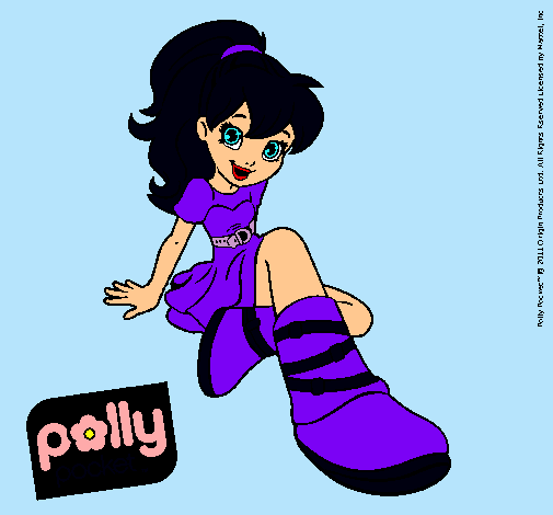 Dibujo Polly Pocket 9 pintado por pelusilla