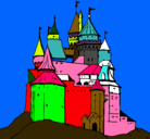 Dibujo Castillo medieval pintado por DAYANNA