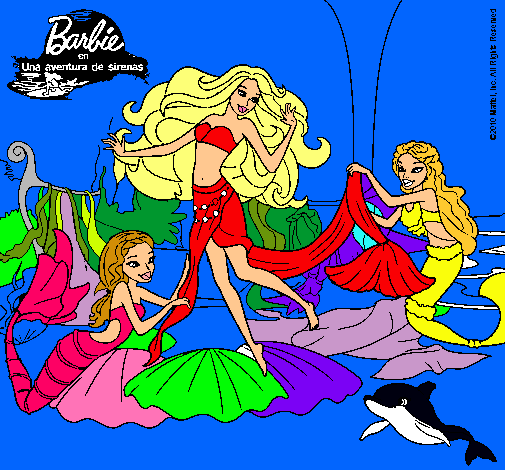 Barbie con sirenas