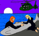 Dibujo Rescate ballena pintado por kakaroto