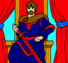 Dibujo Caballero rey pintado por giovann