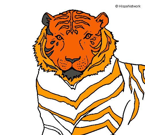 Dibujo Tigre pintado por eric_yael