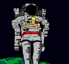Dibujo Astronauta pintado por dogi