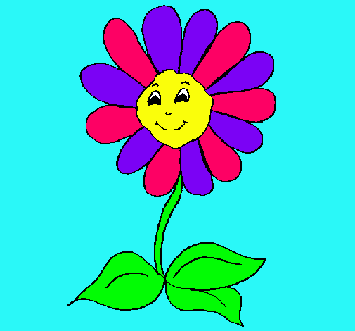 Dibujo Flor feliz pintado por MartaCali