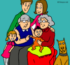 Dibujo Familia pintado por minifany