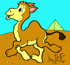 Dibujo Camello pintado por qwerty