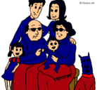 Dibujo Familia pintado por chloe