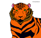 Dibujo Tigre pintado por maxcata