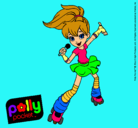 Dibujo Polly Pocket 2 pintado por golosa