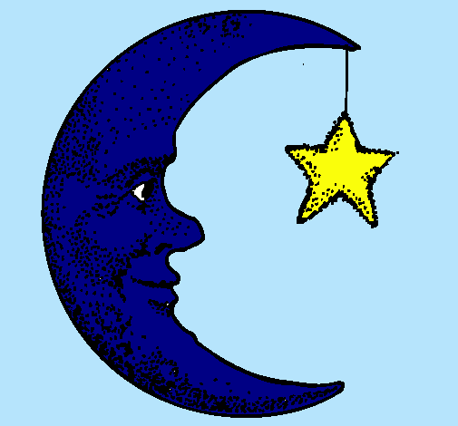 Luna y estrella