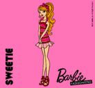 Dibujo Barbie Fashionista 6 pintado por crisguapa