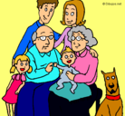 Dibujo Familia pintado por hyhyhyhyhyhy