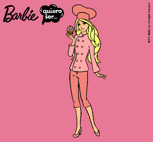 Dibujo Barbie de chef pintado por sofi007