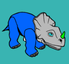 Dibujo Triceratops II pintado por oswai