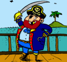 Dibujo Pirata a bordo pintado por malapata