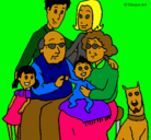 Dibujo Familia pintado por jensiul 