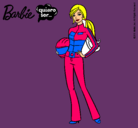 Dibujo Barbie piloto de motos pintado por eilynsita1