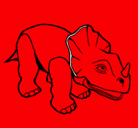 Dibujo Triceratops II pintado por alexx