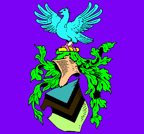 Escudo de armas y aguila 