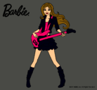 Dibujo Barbie guitarrista pintado por chadelys