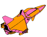 Dibujo Nave cohete pintado por navecohete