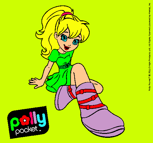 Dibujo Polly Pocket 9 pintado por estefania-