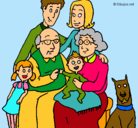Dibujo Familia pintado por Glynn