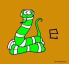 Dibujo Serpiente pintado por nnnn