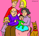 Dibujo Familia pintado por silus