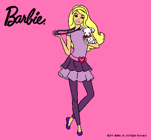 Barbie y su mascota