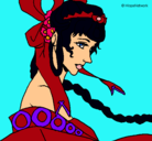 Dibujo Princesa china pintado por jcddl