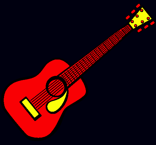 Dibujo Guitarra española II pintado por ROKERA-A-V