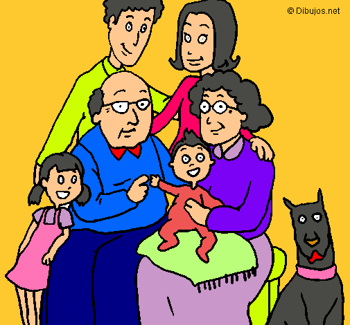 Dibujo Familia pintado por sheillah