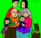 Dibujo Familia pintado por carohutt