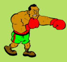 Dibujo Boxeador pintado por luisedgarvil